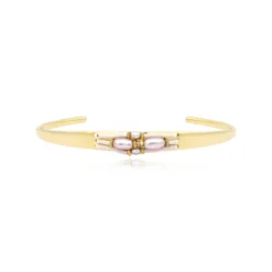 Outlet Dakota adjustable bangle bracelet - pearl Joncs