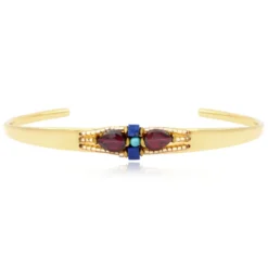 Hot Dakota Adjustable Bangle Bracelet - Multicolored Joncs