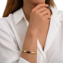 Hot Dakota Adjustable Bangle Bracelet - Multicolored Joncs