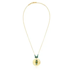 Hot Dakota Adjustable Pendant Necklace - Green Pendentifs Et Médailles