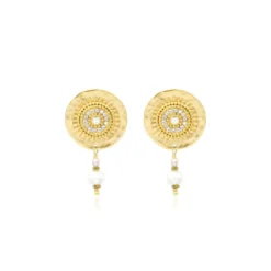 Outlet Dakota delicate earrings - pearl Clips