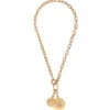 New Farah Adjustable Pendant Necklace - Gold Pendentifs Et Médailles