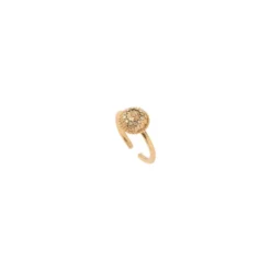 Online Farah Adjustable Round Thin Ring - Gold Bagues Ajustables