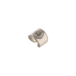 Discount Farah Adjustable Wide Ring - Silver Bagues Ajustables|Bagues Grandes Tailles