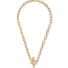 Outlet Farah chain choker necklace - gold Colliers Courts & Ras Du Cou