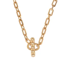 Outlet Farah chain choker necklace - gold Colliers Courts & Ras Du Cou
