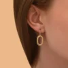 Online Farah glamorous pierced stud earrings - gold Percées / Tiges