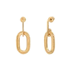 Online Farah glamorous pierced stud earrings - gold Percées / Tiges