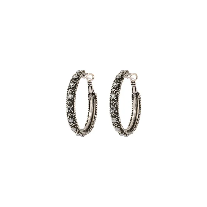 Best Farah hoop earrings - silver Créoles