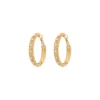Sale Farah Large Pierced Stud Earrings - Gold Percées / Tiges