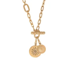 Discount Farah pendant chain necklace - gold Pendentifs Et Médailles