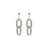 New Farah pierced stud drop earrings - silver Percées / Tiges|Longues / Pendantes