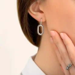 Sale Farah pierced stud earrings - silver Percées / Tiges