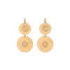 New Farah sleeper earrings - gold Dormeuses