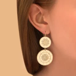 New Farah sleeper earrings - gold Dormeuses