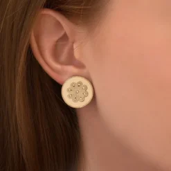 New Farah thin clip-on earrings - gold Clips