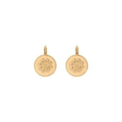 Clearance Farah thin sleeper earrings - gold Dormeuses