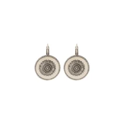Hot Farah thin sleeper earrings - silver Dormeuses