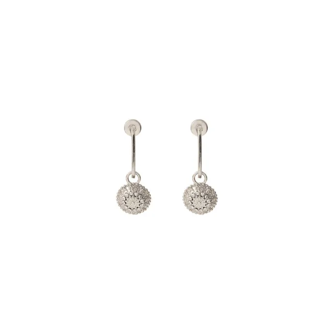 Discount Farah thin stud earrings for pierced ears - silver Percées / Tiges