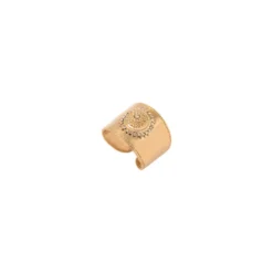 Outlet Farah wide adjustable ring - gold Bagues Ajustables|Bagues Grandes Tailles