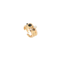 Clearance Fujita adjustable ring - white Bagues Ajustables