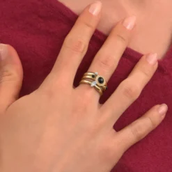 Clearance Fujita adjustable ring - white Bagues Ajustables