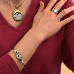 Sale Fujita bangle bracelet - white Joncs