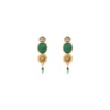 New Fujita clip-on earrings - green Clips