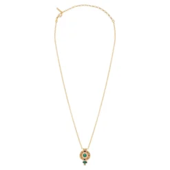 Best Fujita delicate pendant necklace - green Sautoirs & Colliers Longs|Pendentifs Et Médailles