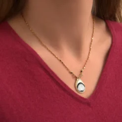Hot Fujita pendant chain necklace - white Pendentifs Et Médailles