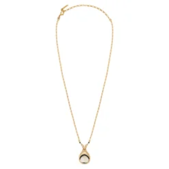 Hot Fujita pendant chain necklace - white Pendentifs Et Médailles