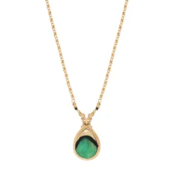 Clearance Fujita pendant chain necklace - green Sautoirs & Colliers Longs|Pendentifs Et Médailles