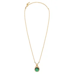Clearance Fujita pendant chain necklace - green Sautoirs & Colliers Longs|Pendentifs Et Médailles