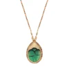 Sale Fujita pendant necklace - green Sautoirs & Colliers Longs|Pendentifs Et Médailles