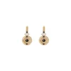 Fujita thin sleeper earrings - white Dormeuses