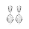 Online Gilda clip-on drop earrings – silver Boucles D'oreilles XXL|Longues / Pendantes