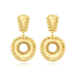 Discount Gilda clip-on earrings – gold Clips|Boucles D'oreilles XXL