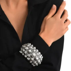 Outlet Gilda cuff bracelet – silver Manchettes|Bracelets XXL