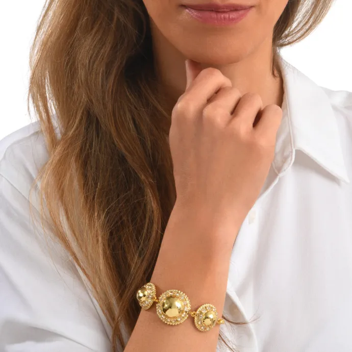 New Gloria Adjustable Chain Bracelet - Gold Bracelets XXL