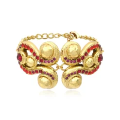 Best Gloria Adjustable Chain Bracelet - Red Bracelets XXL