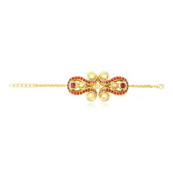Best Gloria Adjustable Chain Bracelet - Red Bracelets XXL