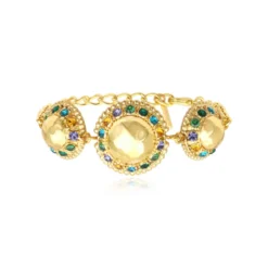 Outlet Gloria adjustable thin chain bracelet - green Bracelets XXL