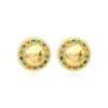 New Gloria clip-on earrings - green Clips|Boucles D'oreilles XXL
