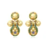 Discount Gloria clip-on earrings - green Clips|Boucles D'oreilles XXL