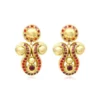 Online Gloria clip-on earrings - red Clips|Boucles D'oreilles XXL