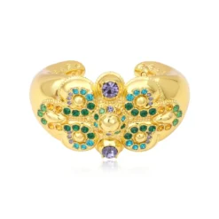 Discount Gloria cuff bracelet - green Manchettes|Bracelets XXL