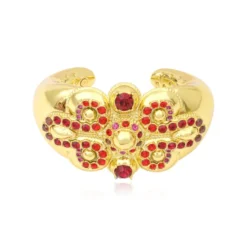 Discount Gloria cuff bracelet - red Manchettes|Bracelets XXL