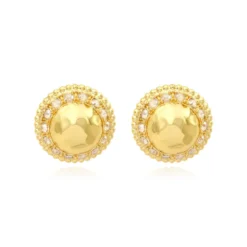Hot Gloria thin clip-on earrings - gold Clips|Boucles D'oreilles XXL