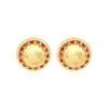 Clearance Gloria thin clip-on earrings - red Clips|Boucles D'oreilles XXL
