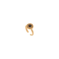 Hot Hawaii Adjustable Thin Ring - Black Bagues Ajustables